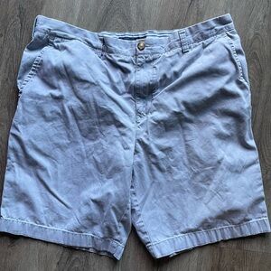 Tommy Hilfiger Chino Shorts Mens 38 Gray Flat Front Pockets Golf EUC